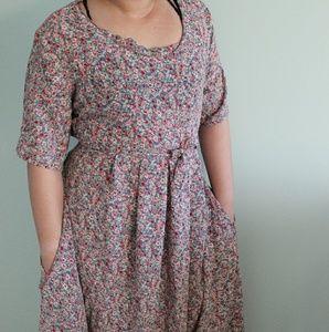 Handmade floral maxi summer dress